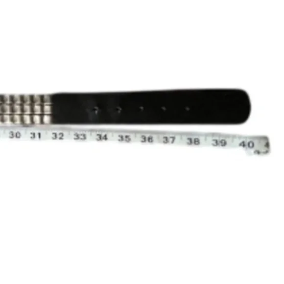 Unisex Grunge Style Leather Studded Belt - Picture 11 of 11